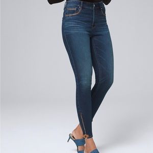 🔥 NWT Curvy Fit High Rise Skinny Ankle Jeans with Zipper, Buckle STORE SOLD OUT